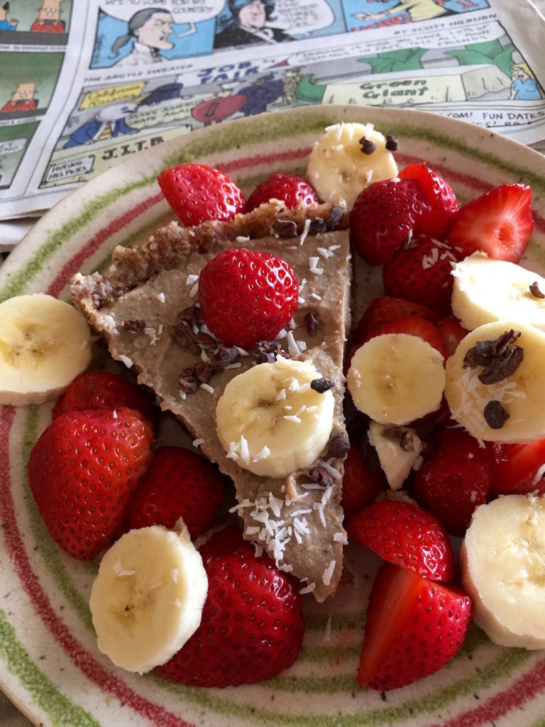 Easy, No Bake Vegan Fruit Pie