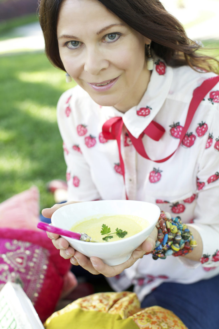 Bowl of Corn Squash Soup