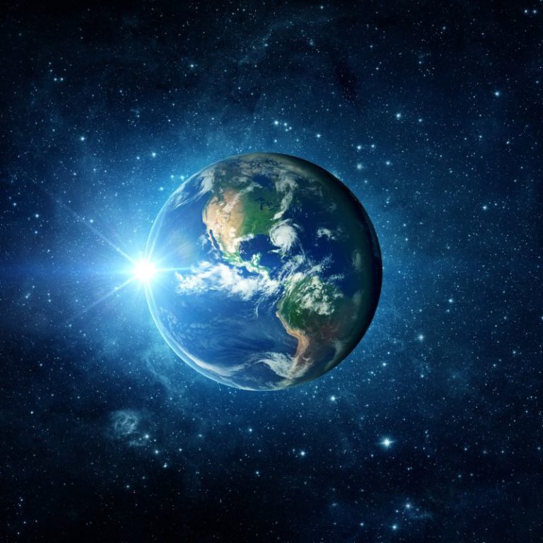 Social Media Photo of Earth for a Meditation blog post